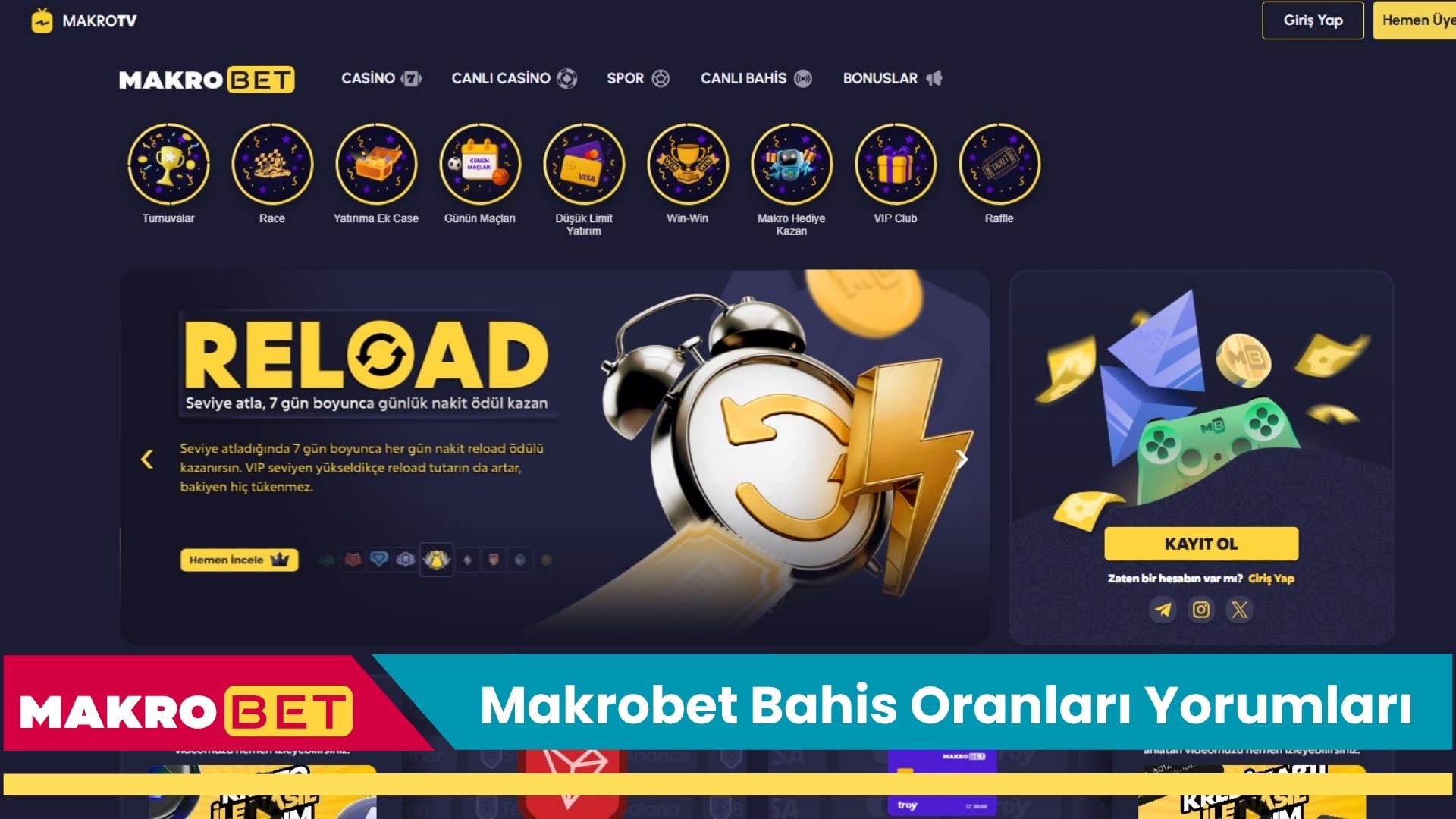 Makrobet Bahis Oranları Yorumları