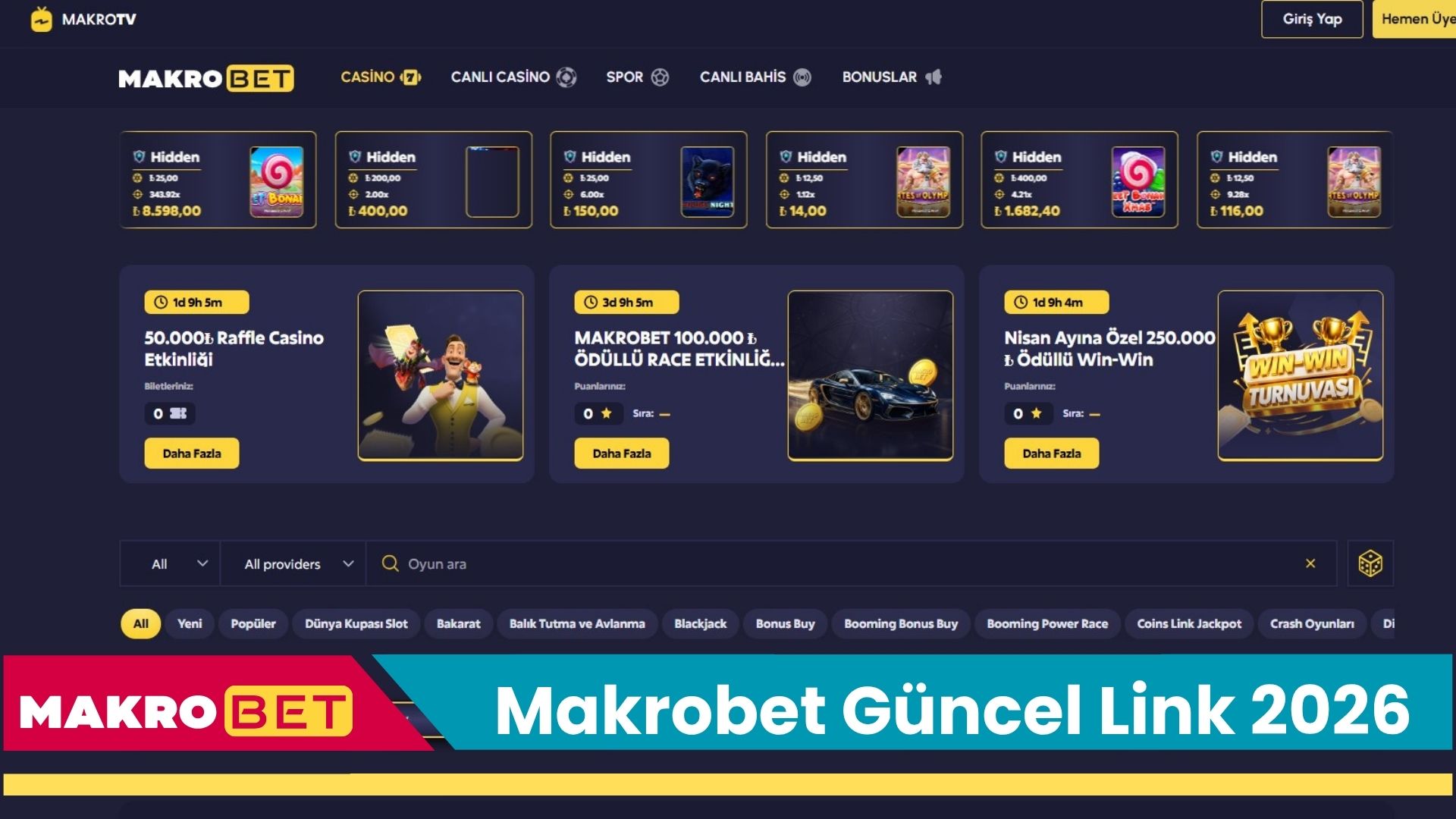 Makrobet Güncel Link 2026